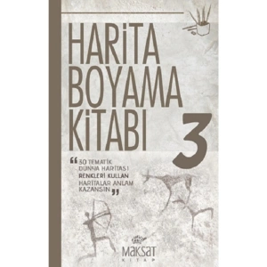 Harita Boyama Kitabı - Dünya 3 - - Veli Kural Kitabı