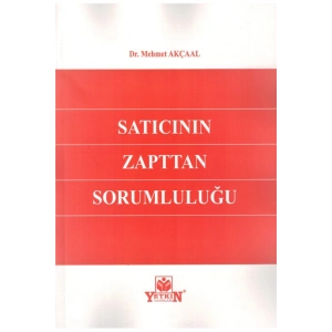Satıcının Zapttan Sorumluluğu-mehmet Akçaal