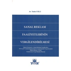 Sanal Reklam Faaliyetlerinin Vergilendirilmesi-yasin Uslu