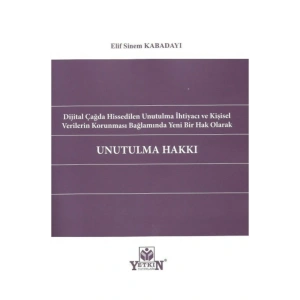 Unutulma Hakkı-elif Sinem Kabadayı