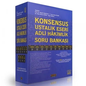 KONSENSUS Ustalık Eseri Adli Hakimlik Soru Bankası Savaş Yayınları 2023