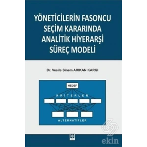 Yöneticilerin Fasoncu Seçim Kararında Analitik Hiyerarşi Süreç Modeli Vesile Sinem Arıkan Kargı