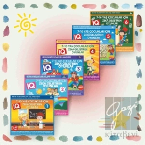 7-10 Yaş Çocuklar İçin IQ Zeka Geliştiren Oyunlar (6 Kitap Takım)