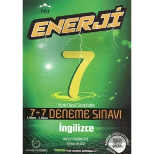 7. Sınıf İngilizce Enerji 7+7 Deneme Sınavı