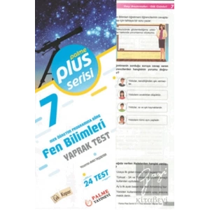 7. Sınıf Plus Serisi Fen Bilimleri Yaprak Test