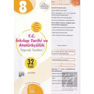 8. Sınıf T.C. İnkılap Tarihi ve Atatürkçülük Yaprak Test