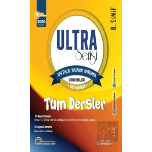 8. Sınıf Ultra Kazanım Kavrama Denemeleri 68 Fasikül Tüm Dersler