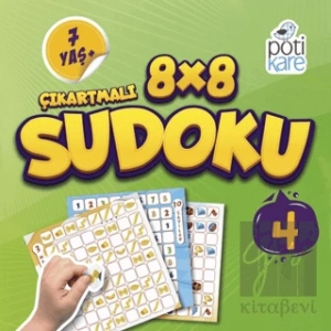 8X8 Çıkartmalı Sudoku 7+ (4)