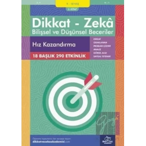 9-10 Yaş Dikkat - Zeka Bilişsel ve Düşünsel Beceriler 3. Kitap - Hız Kazandırma