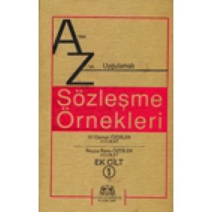 ADAN ZYE UYGULAMALI SÖZLEŞME ÖRNEKLERİ EK CİLT1