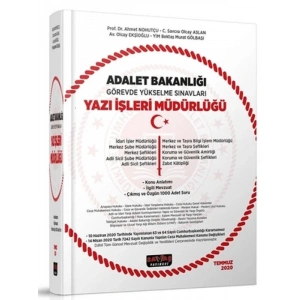 Adalet Bakanlığı GYS Konu Anlatımı ve 1000 Soru Savaş Yayınları 2020