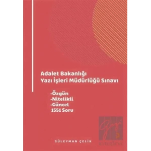 Adalet Bakanlığı Yazı İşleri Müdürlüğü Sınavı