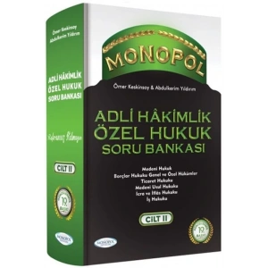 Adli Hakimlik Özel Hukuk Soru Bankası