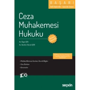 Adli Hakimlik – Savcılık SınavıBAŞARI – Ceza Muhakemesi Hukuku
