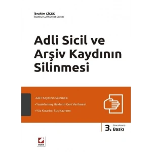 Adli Sicil ve Arşiv Kaydının Silinmesi
