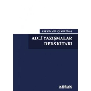 Adli Yazışmalar Ders Kitabı