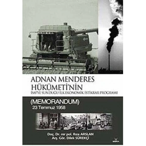 Adnan Menderes Hükümetinin Programı