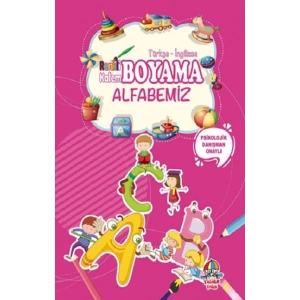 Alfabemiz -  Renkli Kalem Boyama