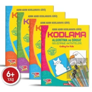 Algoritma Temelli Adım Adım Kodlama 4lü Set