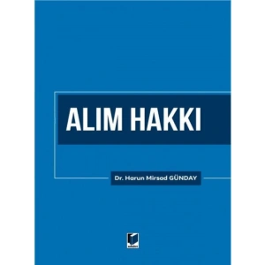 Alım Hakkı - Harun Mirsad Günday