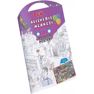 Alışveriş Merkezi Dev Boyama Posteri