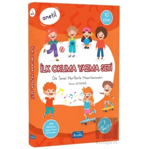 Anetil - İlk Okuma Yazma Seti 10 Kitap Set