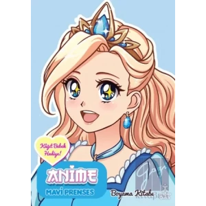 Anime Mavi Prenses Boyama Kitabı