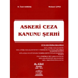 Askeri Ceza Kanunu Şerhi Cilt:2