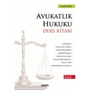 Avukatlık Hukuku Ders Kitabı