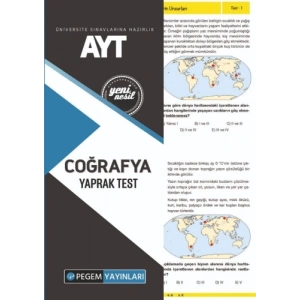AYT COĞRAFYA YAPRAK TEST