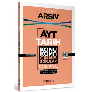AYT Tarih Konu Konu Çıkmış Sorular Son 7 Yıl Marka Yayınları
