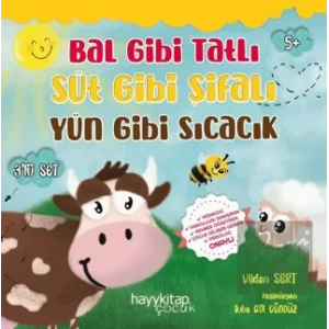 Bal Gibi Tatlı Süt Gibi Şifalı Yün Gibi Sıcacık 3’lü Set