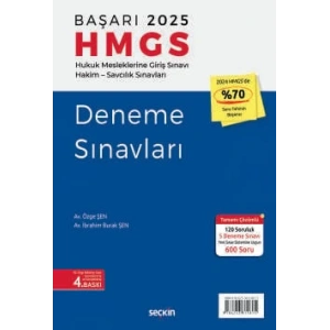 Başarı – HMGS Deneme Sınavları Hukuk Mesleklerine Giriş Sınavı Hakim – Savcılık Sınavları