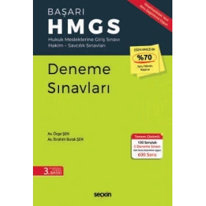 Başarı – HMGS Deneme Sınavları Hukuk Mesleklerine Giriş Sınavı Hakim – Savcılık Sınavları