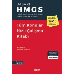 BAŞARI – HMGS Tüm Konular Hızlı Çalışma Kitabı
