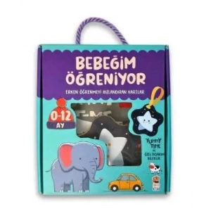 Bebeğim Öğreniyor - Erken Öğrenmeyi Hızlandıran Kartlar (0-12 Ay)