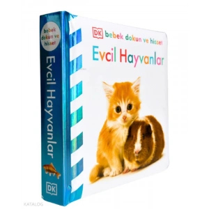 Bebek Dokun ve Hisset Serisi - Evcil Hayvanlar (Ciltli)