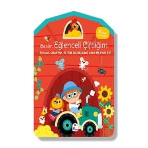 Benim Eğlenceli Çiftliğim – Boyama, Çıkartma ve Yeni Kelimelerle Dolu Bir Oyun Evi (6 sayfa çıkartmasıyla)