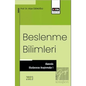 Beslenme Bilimleri Alanında Uluslararası Araştırmalar 1