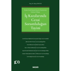 Birden Fazla Kişinin Kusurlu Hareketinin Nedensel Olduğu  İş Kazalarında Cezai Sorumluluğun Tayiniİş Kazalarında Cezai Sorumluluğun Tayini