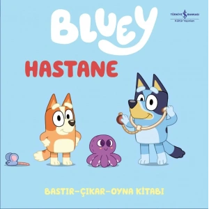 Bluey - Hastane - Bastır - Çıkar - Oyna Kitabı - Ciltli