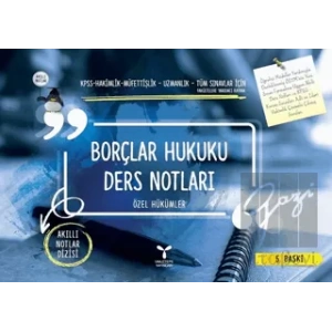 Borçlar Hukuku Ders Notları