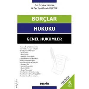 Borçlar Hukuku Genel Hükümler