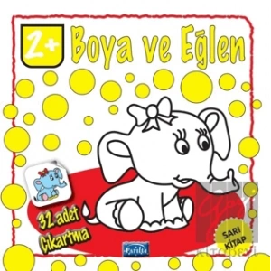 Boya ve Eğlen - Sarı Kitap - 32 Adet Çıkartma