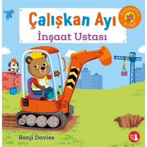 Çalışkan Ayı - İnşaat Ustası  (Ciltli - Hareketli Kitap)