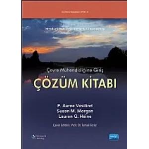 Çevre Mühendisliğine Giriş ÇÖZÜM KİTABI - SI 3. Basım  - INTRODUCTION TO ENVIRONMENTAL ENGINEERING  - 3TH Edition, SI Solution Manual