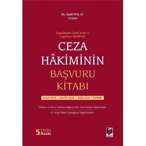 Ceza Hakiminin Başvuru Kitabı