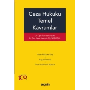 Ceza Hukuku Temel Kavramlar