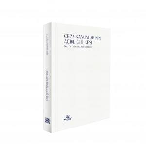 Ceza Kanunlarının Açıklığı İlkesi