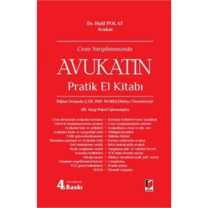 Ceza Yargılamasında Avukatın Pratik El Kitabı